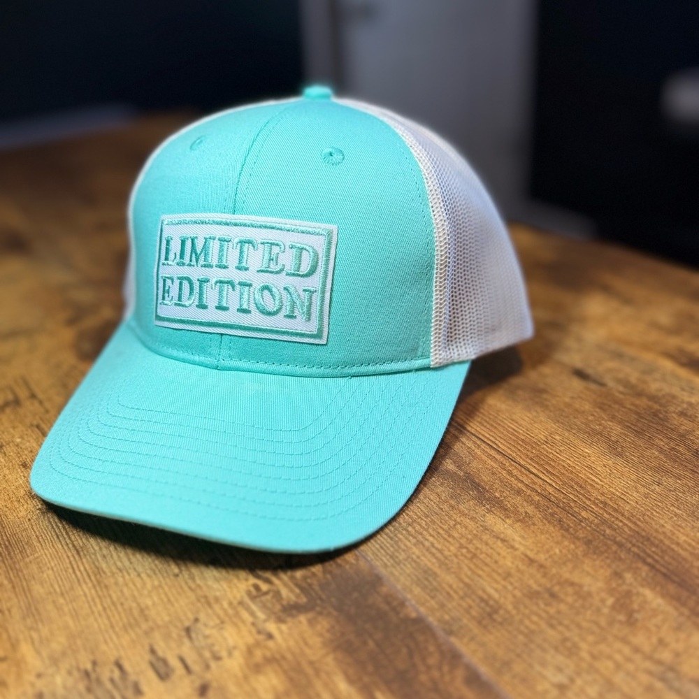 Limited Edition Teal and Cream Trucker Hat